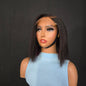 10" Kinky Straight Burgundy Hightlight