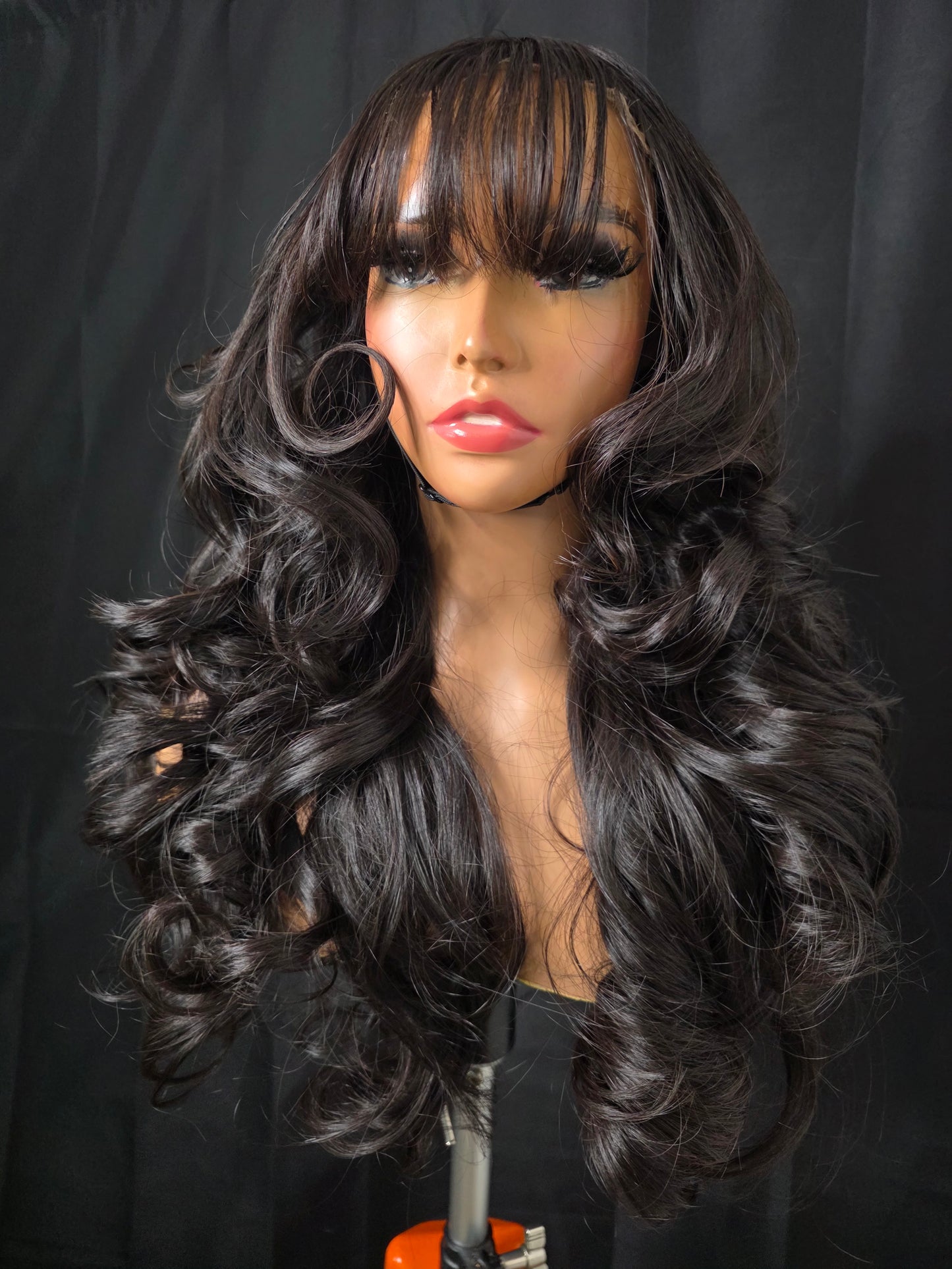 22" Bangs Wavy 450g