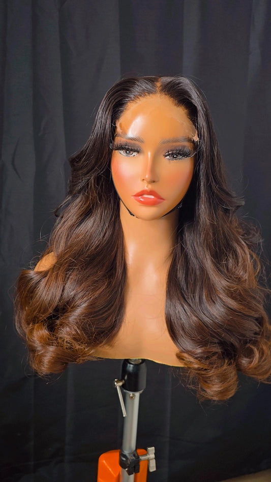 20" Wavy Brown 400g