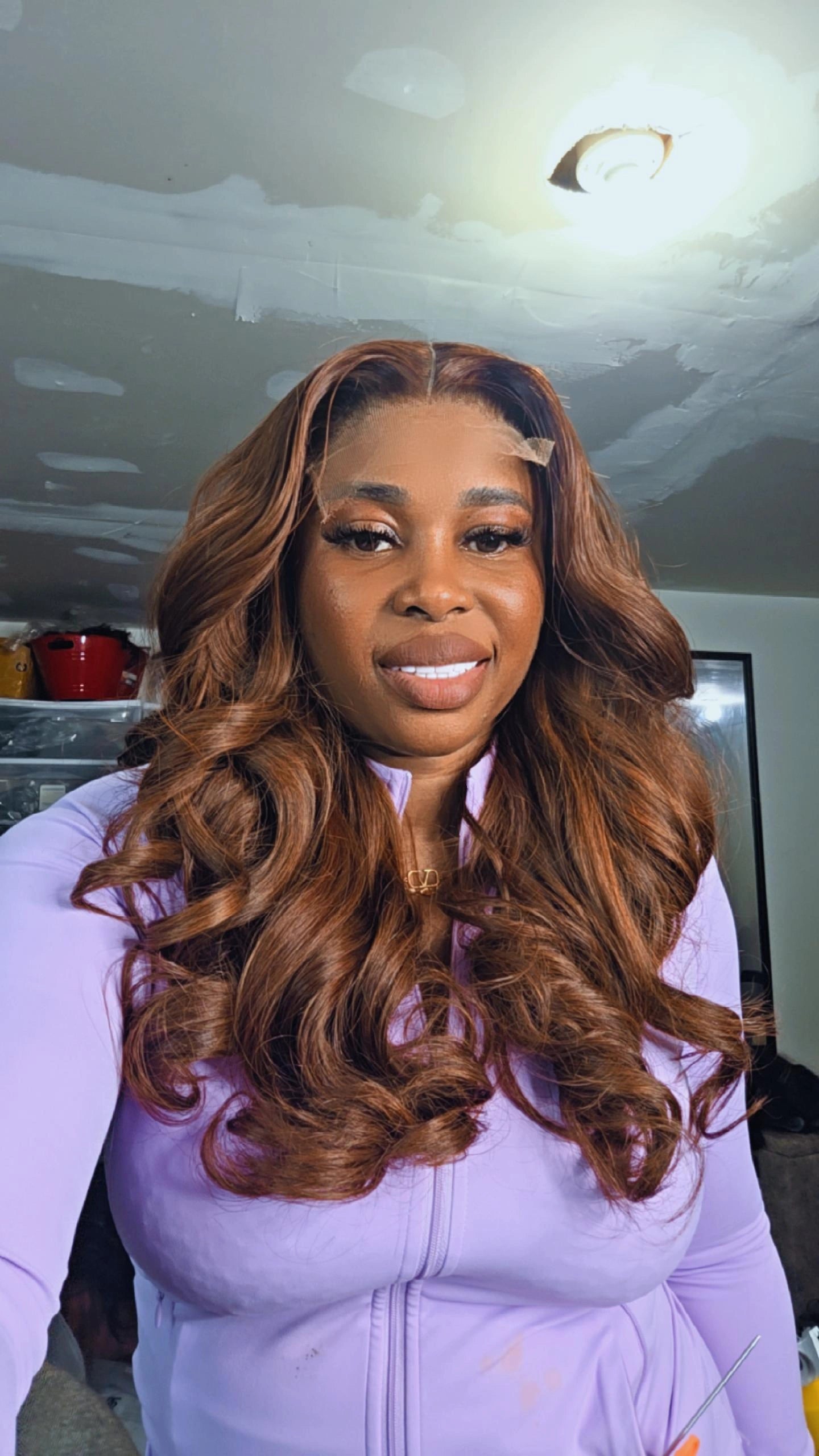 18" Wavy mix color Highlight