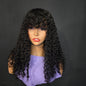 16" Jerry curls Bangs