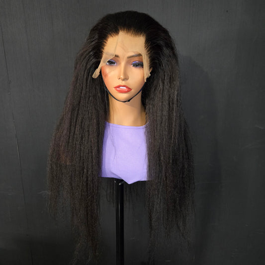 24" Kinky Straight Frontal